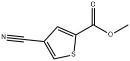 Methyl 4-cyanothiophene-2-carboxylate, 67808-33-7, 结构式