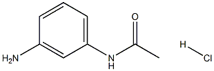 间氨基乙酰苯胺盐酸盐, , 结构式