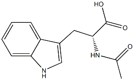 N-acetyl-D-tryptophan Struktur