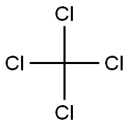 四氯化碳(环保) 结构式