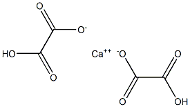 Calcium di(hydrogen oxalate) 结构式