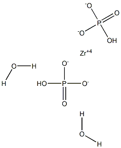 Zirconium hydrogen phosphate dihydrate