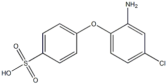 4-氯-2-氨基二苯醚-4'-磺酸 结构式