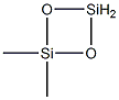 Dimethyl cyclosiloxane Struktur