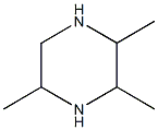 2,3,5-三甲基哌嗪, , 结构式