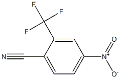 4-硝基-2-三氟甲基苯腈, , 结构式