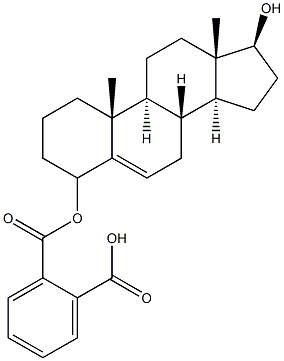 4-androstenediol phthalate Structure