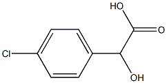DL-对氯扁桃酸, , 结构式