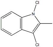 1,3-dichloro-2-methylindole Structure