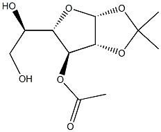 3-O-Acetyl-1,2-O-isopropylidene-a-D-galactofuranose Structure