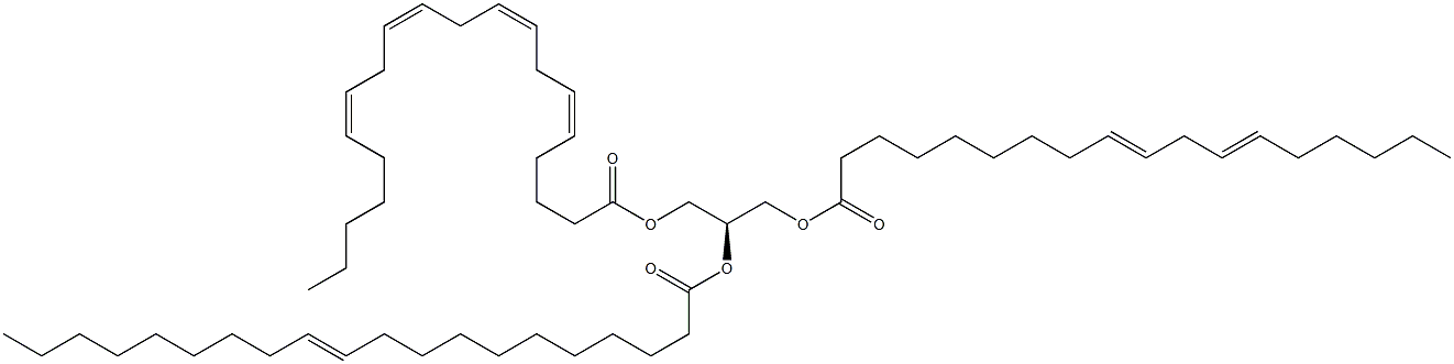 1-(9Z,12Z-octadecadienoyl)-2-(11Z-eicosenoyl)-3-(5Z,8Z,11Z,14Z-eicosatetraenoyl)-sn-glycerol