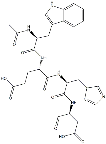 acetyl-tryptophyl-glutamyl-histidyl-aspartal