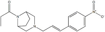 3-p-nitrocinnamyl-8-propionyl-3,8-diazabicyclo(3.2.1.)octane