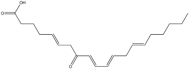 8-keto-5,9,11,14-eicosatetraenoic acid
