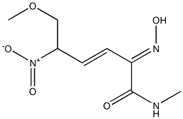methyl-2-hydroxyimino-5-nitro-6-methoxy-3-hexeneamide