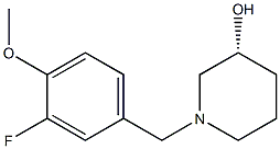 (3R)-1-(3-fluoro-4-methoxybenzyl)piperidin-3-ol