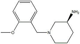 (3S)-1-(2-methoxybenzyl)piperidin-3-amine