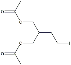 2-(acetoxymethyl)-4-iodobutyl acetate