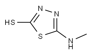 2-Mercapto-5-(methylamino)-1,3,4-thiadiazole