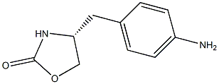 R-4-(4-氨基苄基)-1,3-噁唑烷酮, , 结构式