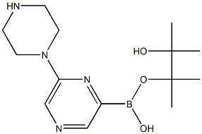 6-(PIPERAZIN-1-YL)PYRAZINE-2-BORONIC ACID PINACOL ESTER