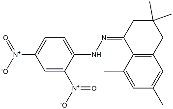 3,3,6,8-tetramethyl-1,2,3,4-tetrahydronaphthalen-1-one 1-(2,4-dinitrophenyl)hydrazone