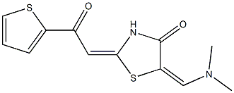 5-[(dimethylamino)methylidene]-2-[2-oxo-2-(2-thienyl)ethylidene]-1,3-thiazolan-4-one