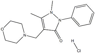 1,5-dimethyl-4-(morpholinomethyl)-2-phenyl-2,3-dihydro-1H-pyrazol-3-one hydrochloride