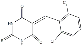 5-(2,6-dichlorobenzylidene)-2-thioxohexahydropyrimidine-4,6-dione