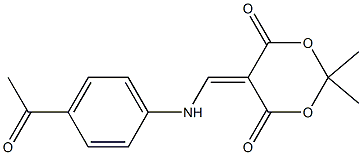 5-[(4-acetylanilino)methylene]-2,2-dimethyl-1,3-dioxane-4,6-dione