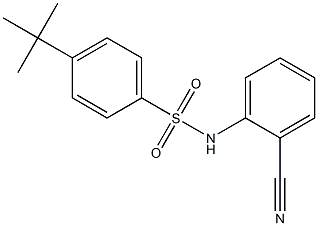 4-(tert-butyl)-N-(2-cyanophenyl)benzenesulfonamide