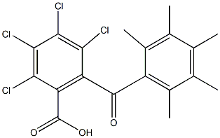2,3,4,5-tetrachloro-6-(2,3,4,5,6-pentamethylbenzoyl)benzoic acid