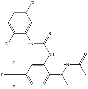 N-[2-(2-acetyl-1-methylhydrazino)-5-(trifluoromethyl)phenyl]-N'-(2,5-dichlorophenyl)thiourea