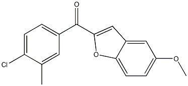 (4-chloro-3-methylphenyl)(5-methoxybenzo[b]furan-2-yl)methanone