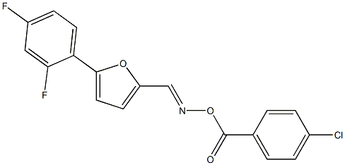 2-({[(4-chlorobenzoyl)oxy]imino}methyl)-5-(2,4-difluorophenyl)furan