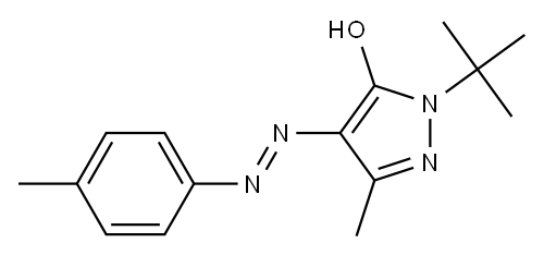 1-(tert-butyl)-3-methyl-4-[2-(4-methylphenyl)diaz-1-enyl]-1H-pyrazol-5-ol