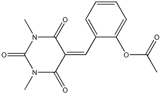 2-{[1,3-dimethyl-2,4,6-trioxotetrahydro-5(2H)-pyrimidinyliden]methyl}phenyl acetate
