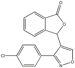3-[3-(4-chlorophenyl)-4-isoxazolyl]-2-benzofuran-1(3H)-one