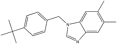 1-(4-tert-butylbenzyl)-5,6-dimethyl-1H-benzimidazole