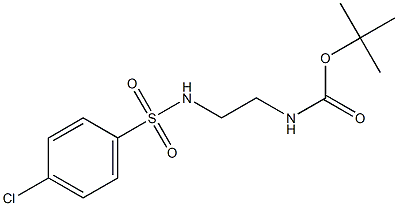 tert-butyl N-(2-{[(4-chlorophenyl)sulfonyl]amino}ethyl)carbamate