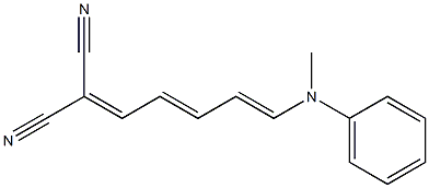 2-[5-(methylanilino)penta-2,4-dienylidene]malononitrile