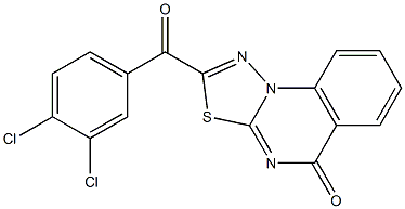 2-(3,4-dichlorobenzoyl)-5H-[1,3,4]thiadiazolo[3,2-a]quinazolin-5-one