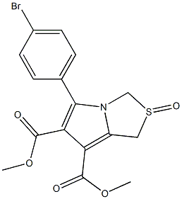 dimethyl 5-(4-bromophenyl)-2-oxo-2,3-dihydro-1H-2lambda~4~-pyrrolo[1,2-c][1,3]thiazole-6,7-dicarboxylate