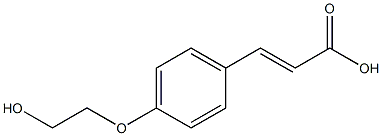 (E)-3-(4-(2-hydroxyethoxy)phenyl)acrylic acid