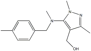 (1,3-dimethyl-5-{methyl[(4-methylphenyl)methyl]amino}-1H-pyrazol-4-yl)methanol