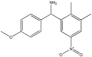 (2,3-dimethyl-5-nitrophenyl)(4-methoxyphenyl)methanamine