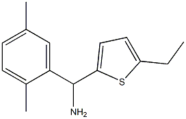 (2,5-dimethylphenyl)(5-ethylthiophen-2-yl)methanamine