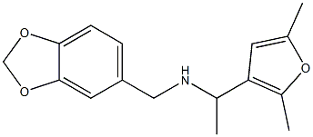 (2H-1,3-benzodioxol-5-ylmethyl)[1-(2,5-dimethylfuran-3-yl)ethyl]amine