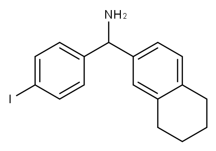 (4-iodophenyl)(5,6,7,8-tetrahydronaphthalen-2-yl)methanamine