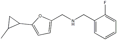 [(2-fluorophenyl)methyl]({[5-(2-methylcyclopropyl)furan-2-yl]methyl})amine